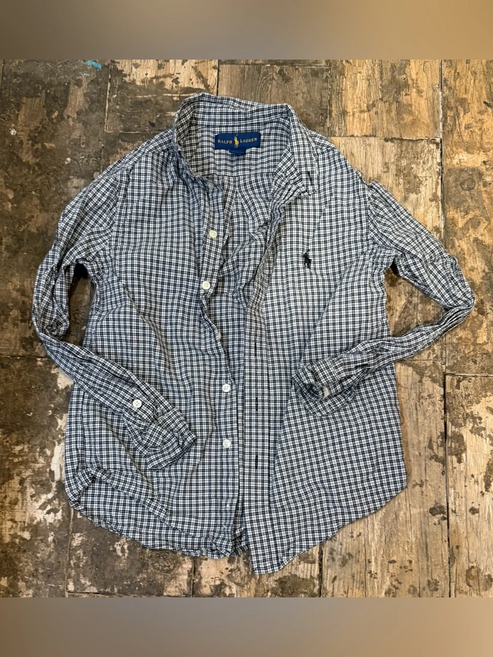 Ralph Lauren youth size medium 10/12 long sleeve & short sleeve button downs